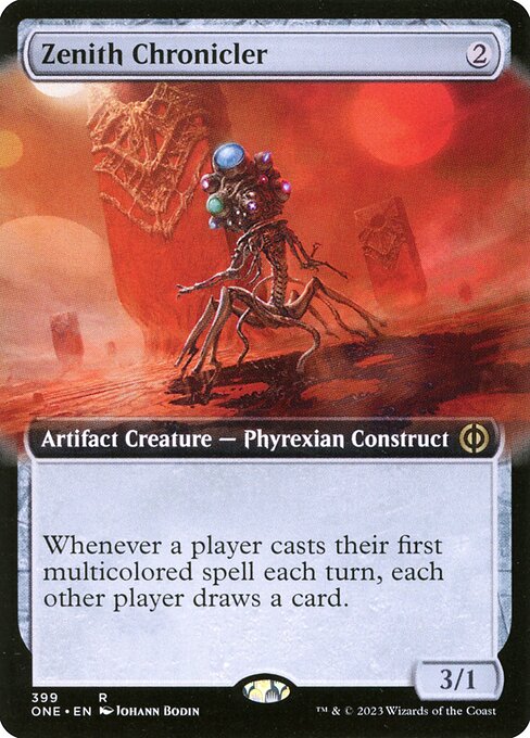 [Foil] ONE 399 Zenith Chronicler (Extended Art) R