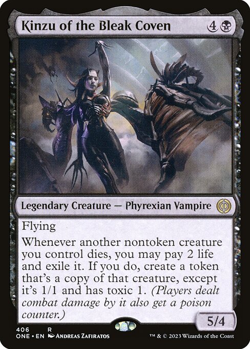 [Foil] ONE 406 Kinzu of the Bleak Coven R