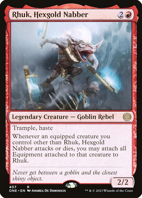 [Foil] ONE 407 Rhuk, Hexgold Nabber R