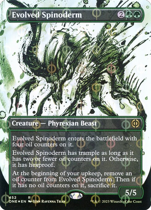 [Foil] ONE 452 Evolved Spinoderm (452 - Step-and-compleat Foil) R