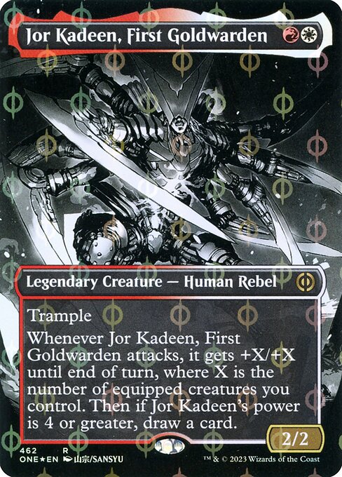 [Foil] ONE 462 Jor Kadeen, First Goldwarden (462 - Step-and-compleat Foil) R