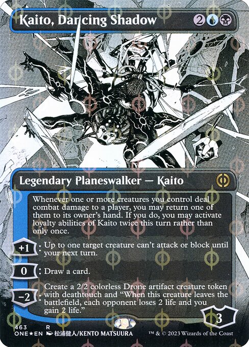 [Foil] ONE 463 Kaito, Dancing Shadow (463 - Step-and-compleat Foil) R