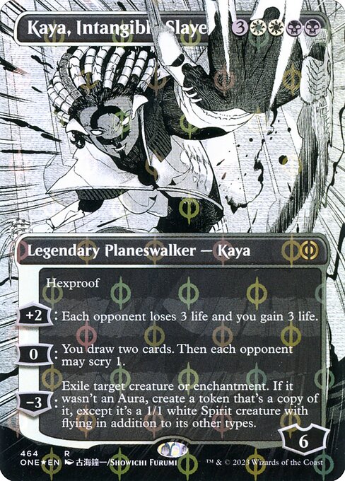 [Foil] ONE 464 Kaya, Intangible Slayer (464 - Step-and-compleat Foil) R