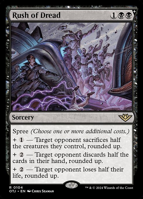 [Foil] OTJ 104 Rush of Dread R