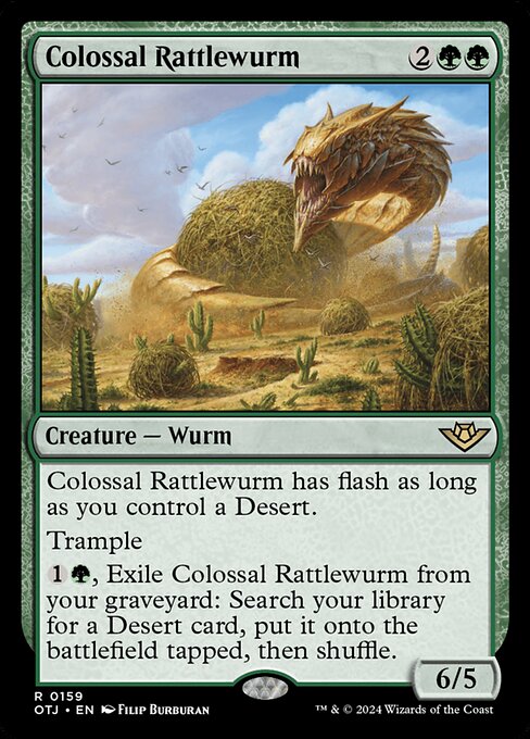 [Foil] OTJ 159 Colossal Rattlewurm R