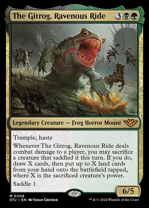 [Foil] OTJ 206 The Gitrog, Ravenous Ride M