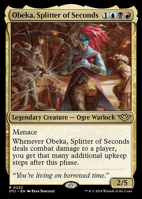 [Foil] OTJ 222 Obeka, Splitter of Seconds R