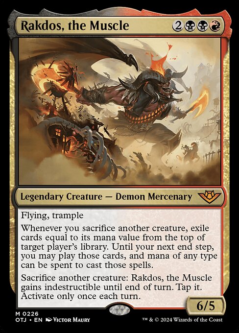OTJ 226 Rakdos, the Muscle M