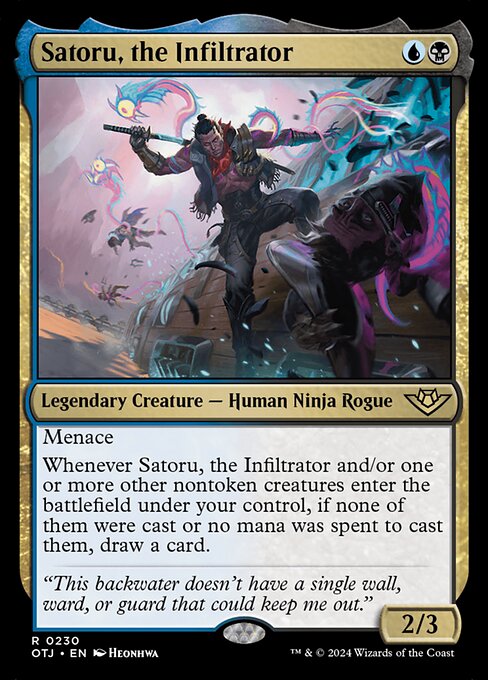 [Foil] OTJ 230 Satoru, the Infiltrator R