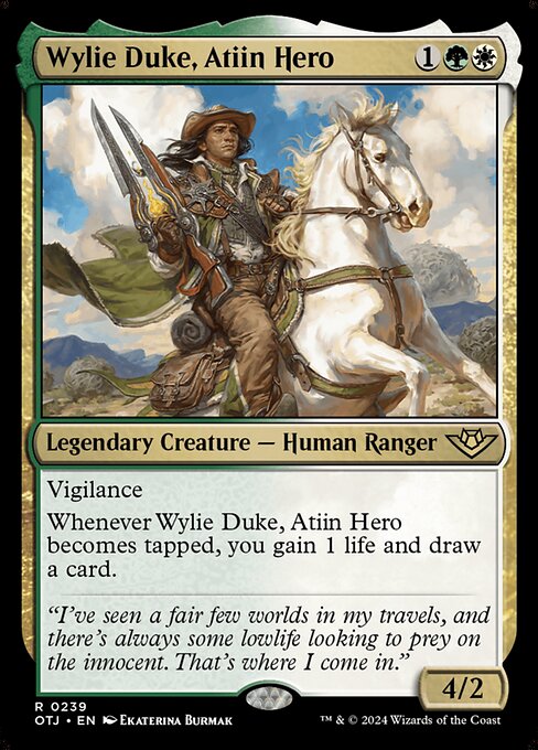 OTJ 239 Wylie Duke, Atiin Hero R