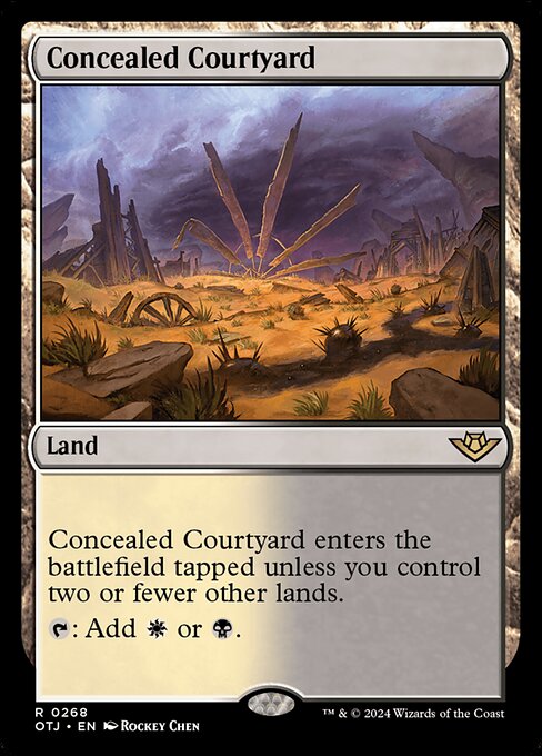 [Foil] OTJ 268 Concealed Courtyard R