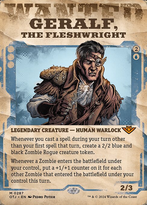 [Foil] OTJ 287 Geralf, the Fleshwright (0287 - Showcase) M