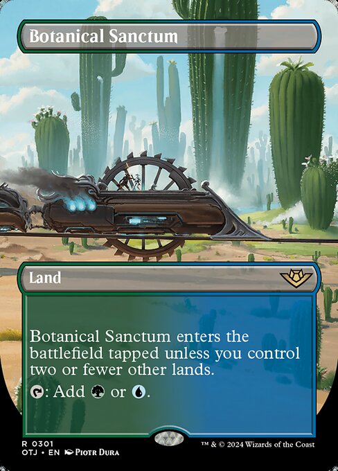 [Foil] OTJ 301 Botanical Sanctum (0301 - Borderless) R