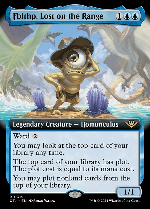 [Foil] OTJ 319 Fblthp, Lost on the Range (0319 - Extended Art) R