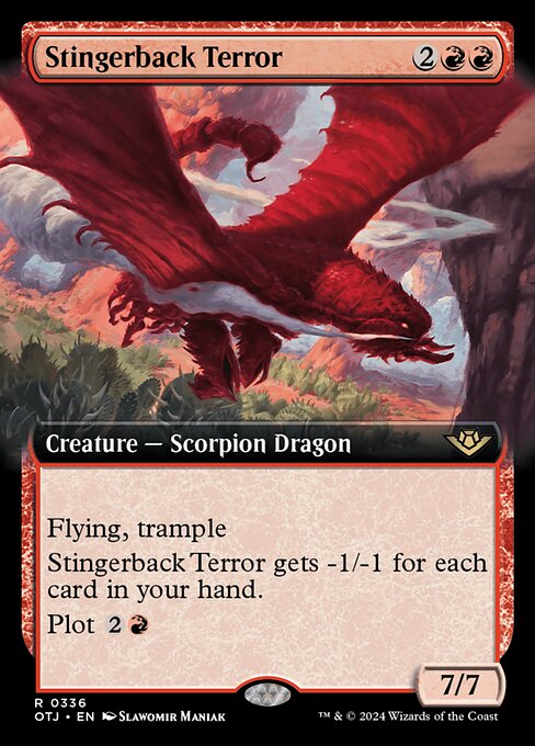 OTJ 336 Stingerback Terror (0336 - Extended Art) R