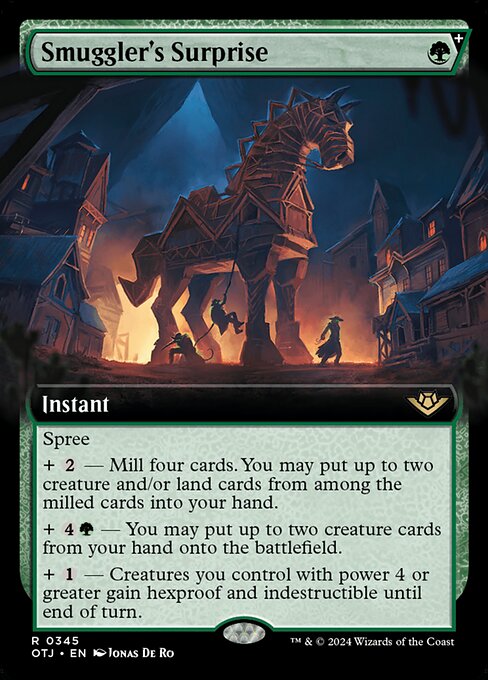 [Foil] OTJ 345 Smuggler's Surprise (0345 - Extended Art) R