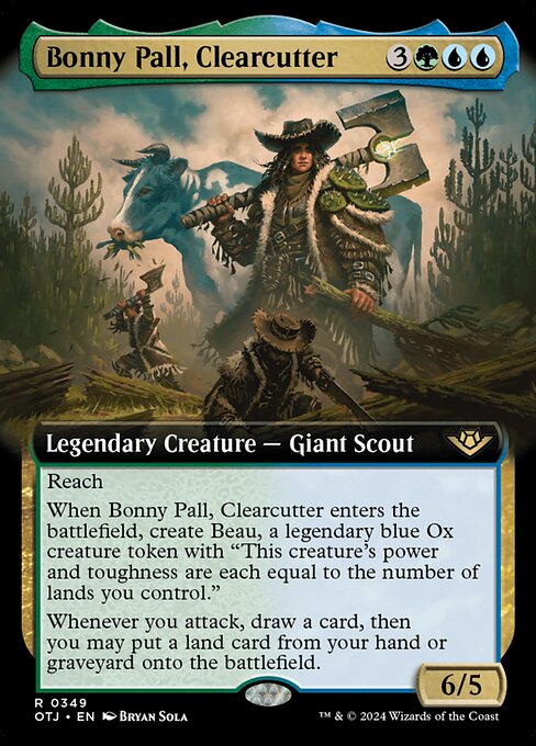 [Foil] OTJ 349 Bonny Pall, Clearcutter (0349 - Extended Art) R