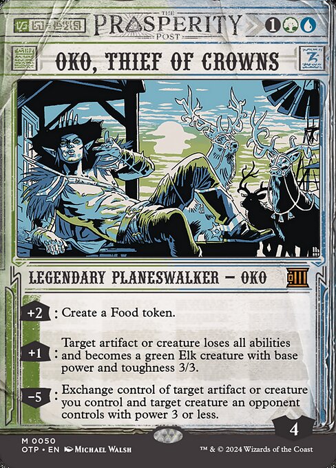 [Foil] OTP 050 Oko, Thief of Crowns (0050 - Showcase) M