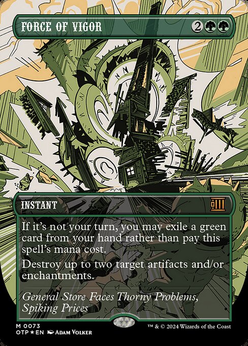 [Foil] OTP 073 Force of Vigor (0073 - Textured Foil) M