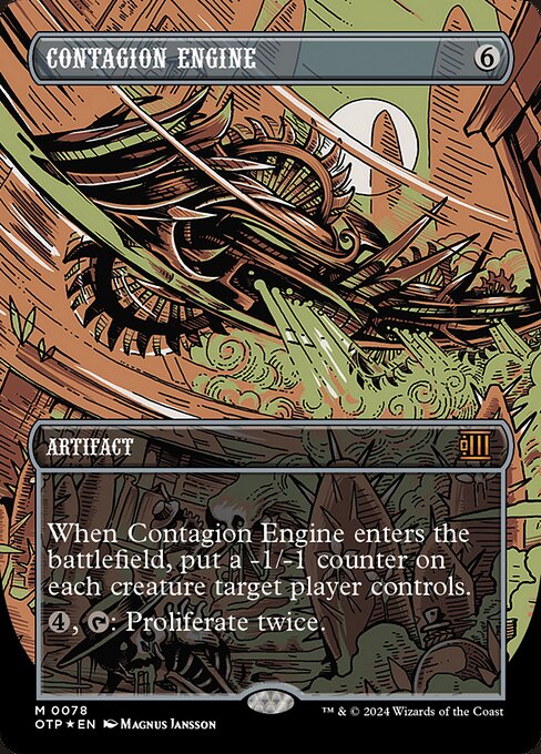 [Foil] OTP 078 Contagion Engine (0078 - Textured Foil) M