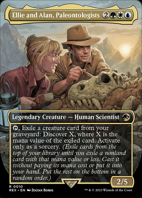 [Foil] REX 010 Ellie and Alan, Paleontologists (0010) R