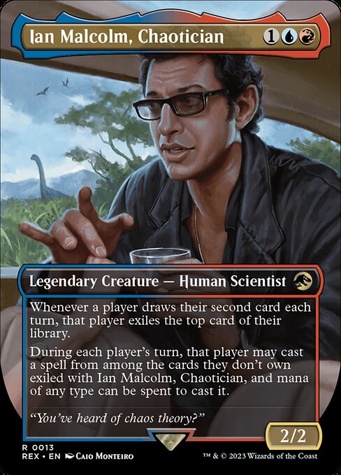 [Foil] REX 013 Ian Malcolm, Chaotician (0013) R