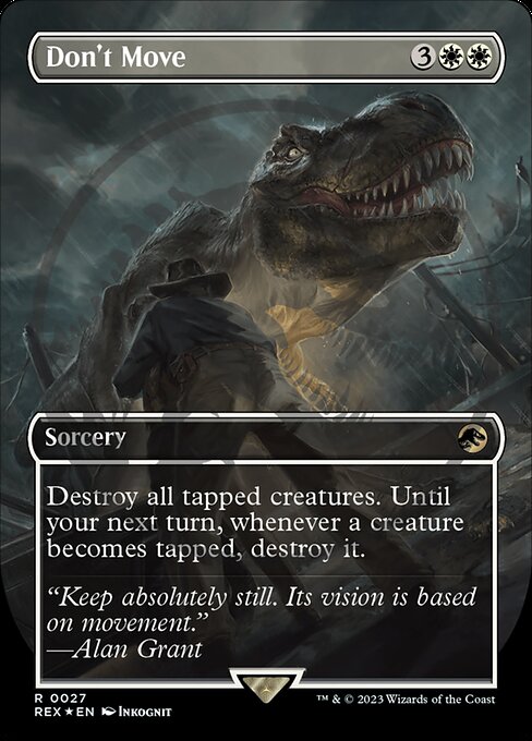 [Foil] REX 027 Don't Move (0027 - Emblem Foil) R
