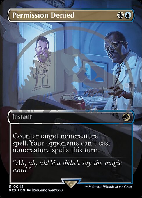 [Foil] REX 042 Permission Denied (0042 - Emblem Foil) R