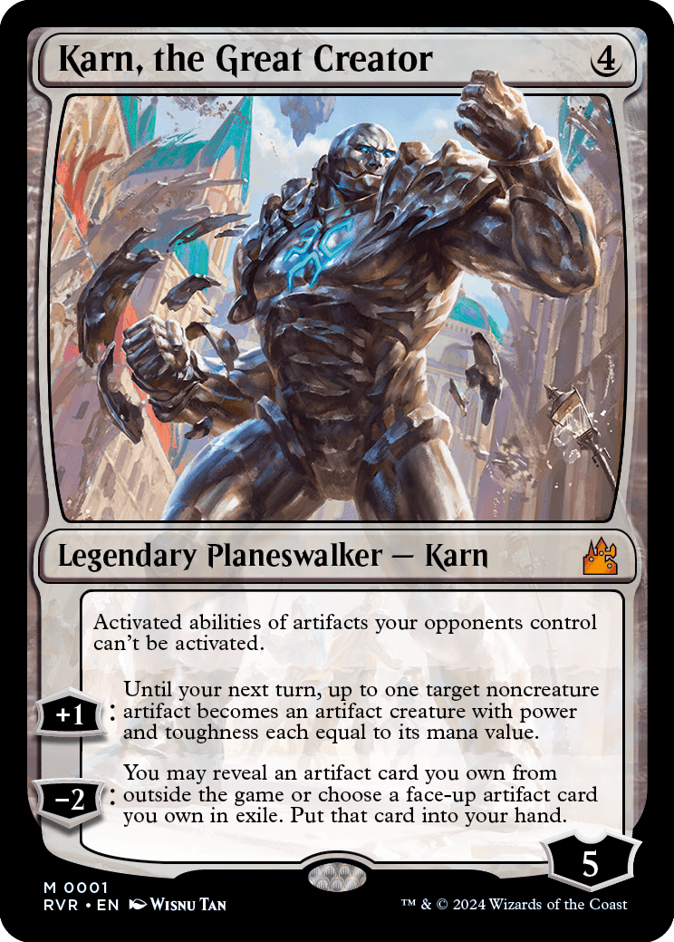 RVR 001 Karn, the Great Creator M