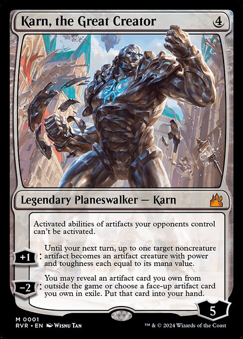 [Foil] RVR 001 Karn, the Great Creator M