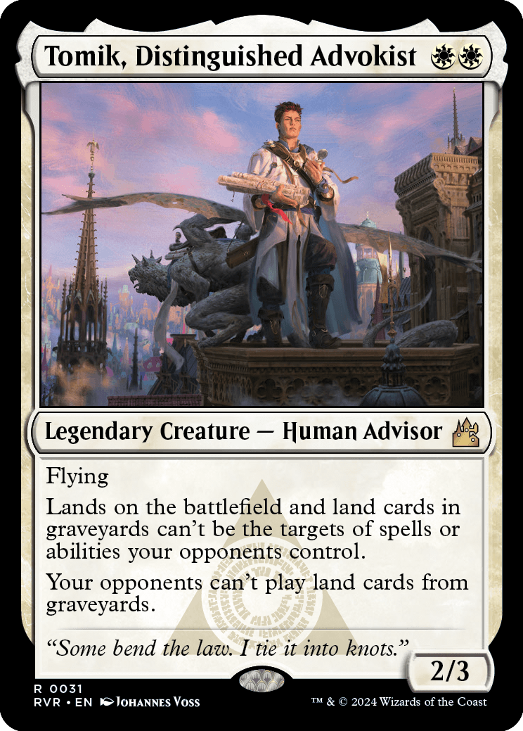 RVR 031 Tomik, Distinguished Advokist R