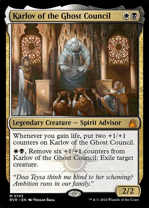 RVR 193 Karlov of the Ghost Council M