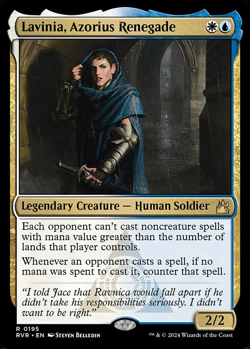 [Foil] RVR 195 Lavinia, Azorius Renegade R
