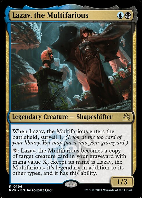 [Foil] RVR 196 Lazav, the Multifarious R