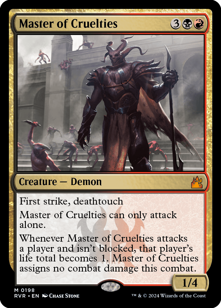 RVR 198 Master of Cruelties M