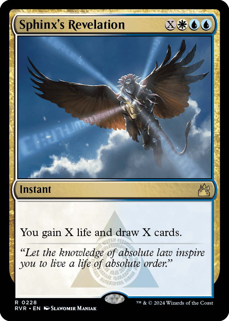 RVR 228 Sphinx's Revelation R