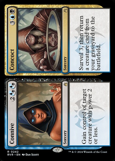 [Foil] RVR 242 Connive // Concoct R