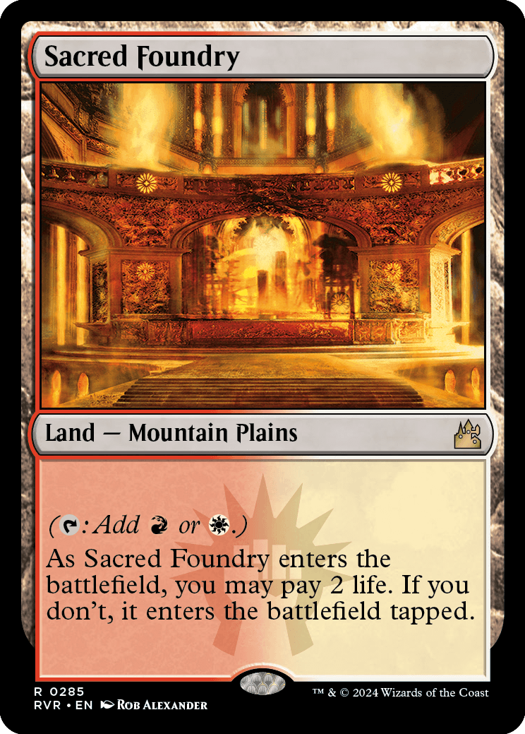 RVR 285 Sacred Foundry R