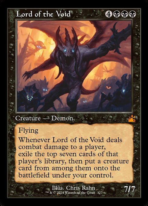 [Foil] RVR 327 Lord of the Void (0327 - Retro Frame) M
