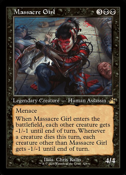 [Foil] RVR 328 Massacre Girl (0328 - Retro Frame) R