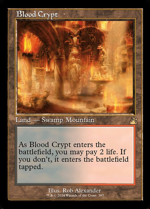 [Foil] RVR 397 Blood Crypt (0397 - Retro Frame) R
