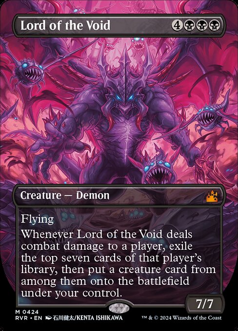 [Foil] RVR 424 Lord of the Void (0424 - Anime) M