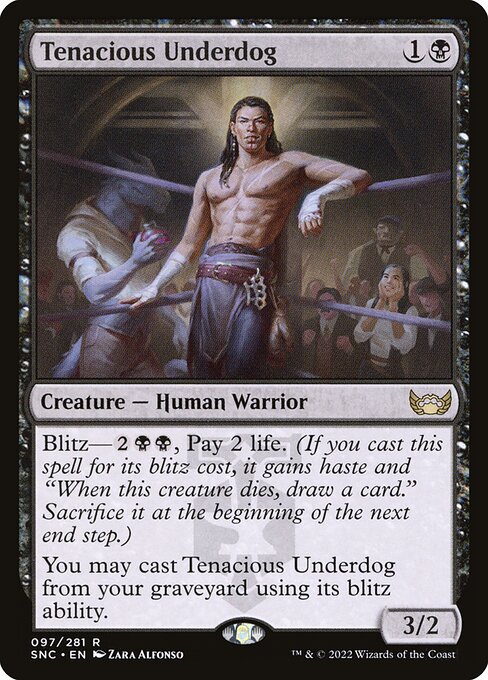[Foil] SNC 097 Tenacious Underdog R