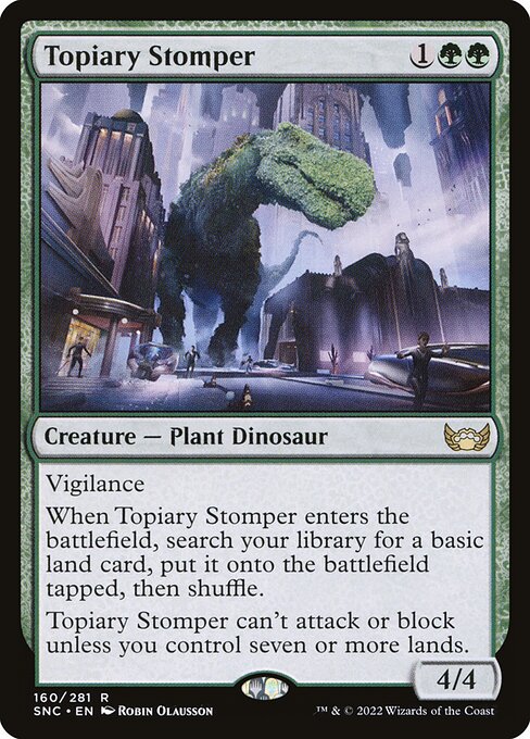 [Foil] SNC 160 Topiary Stomper R