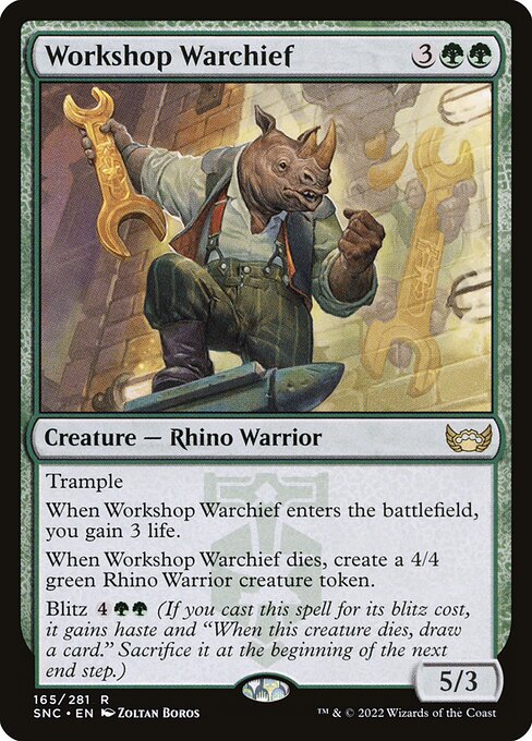 SNC 165 Workshop Warchief R