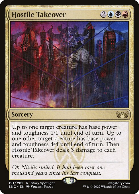 [Foil] SNC 191 Hostile Takeover R
