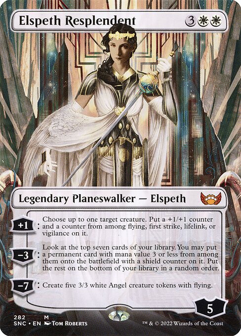 [Foil] SNC 282 Elspeth Resplendent (Borderless) M
