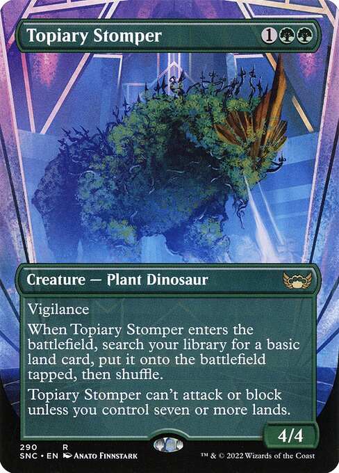 [Foil] SNC 290 Topiary Stomper (Borderless) R