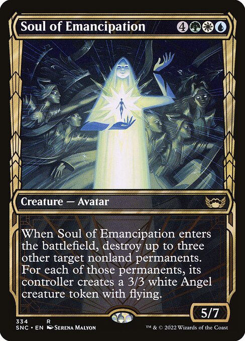 [Foil] SNC 334 Soul of Emancipation (Showcase) R