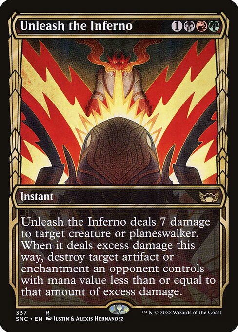 [Foil] SNC 337 Unleash the Inferno (Showcase) R